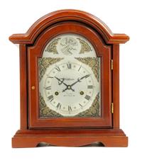 An American Walnut Mantel Clock
