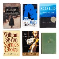 [LITERATURE IN FILM]. A group of 6 works of literature later adapted to film, MANY FIRST EDITIONS, MOST SIGNED, comprising: