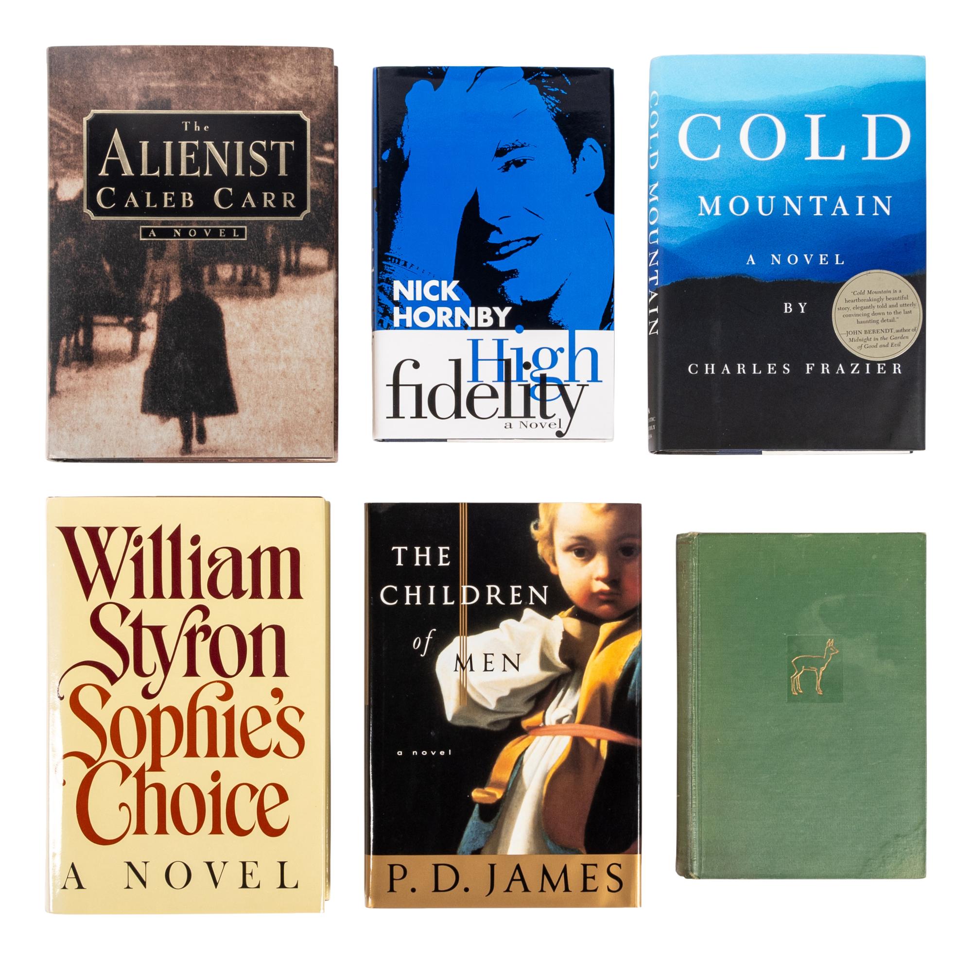 [LITERATURE IN FILM]. A group of 6 works of literature later adapted to film, MANY FIRST EDITIONS, MOST SIGNED, comprising:
