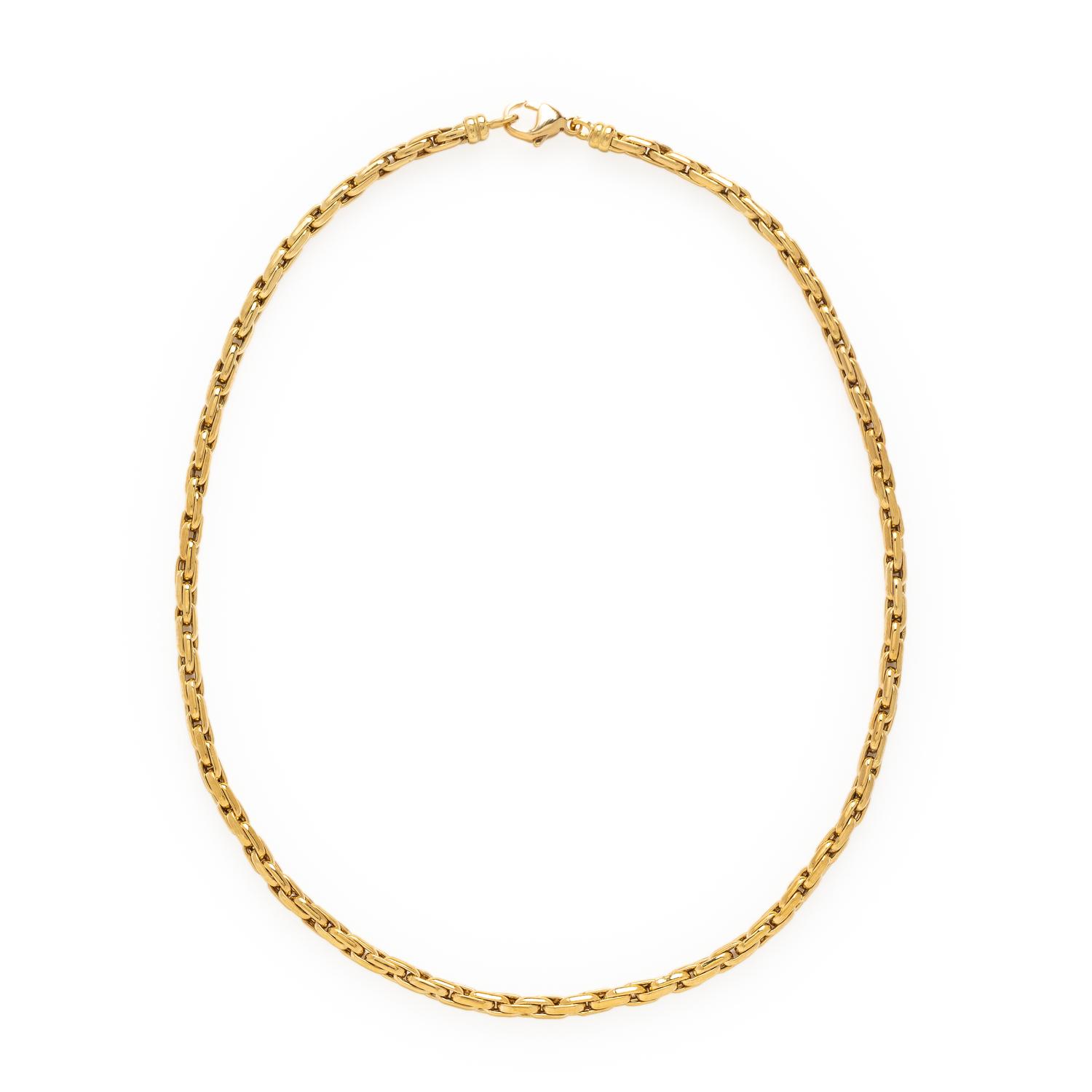 Yellow Gold Chain Necklace