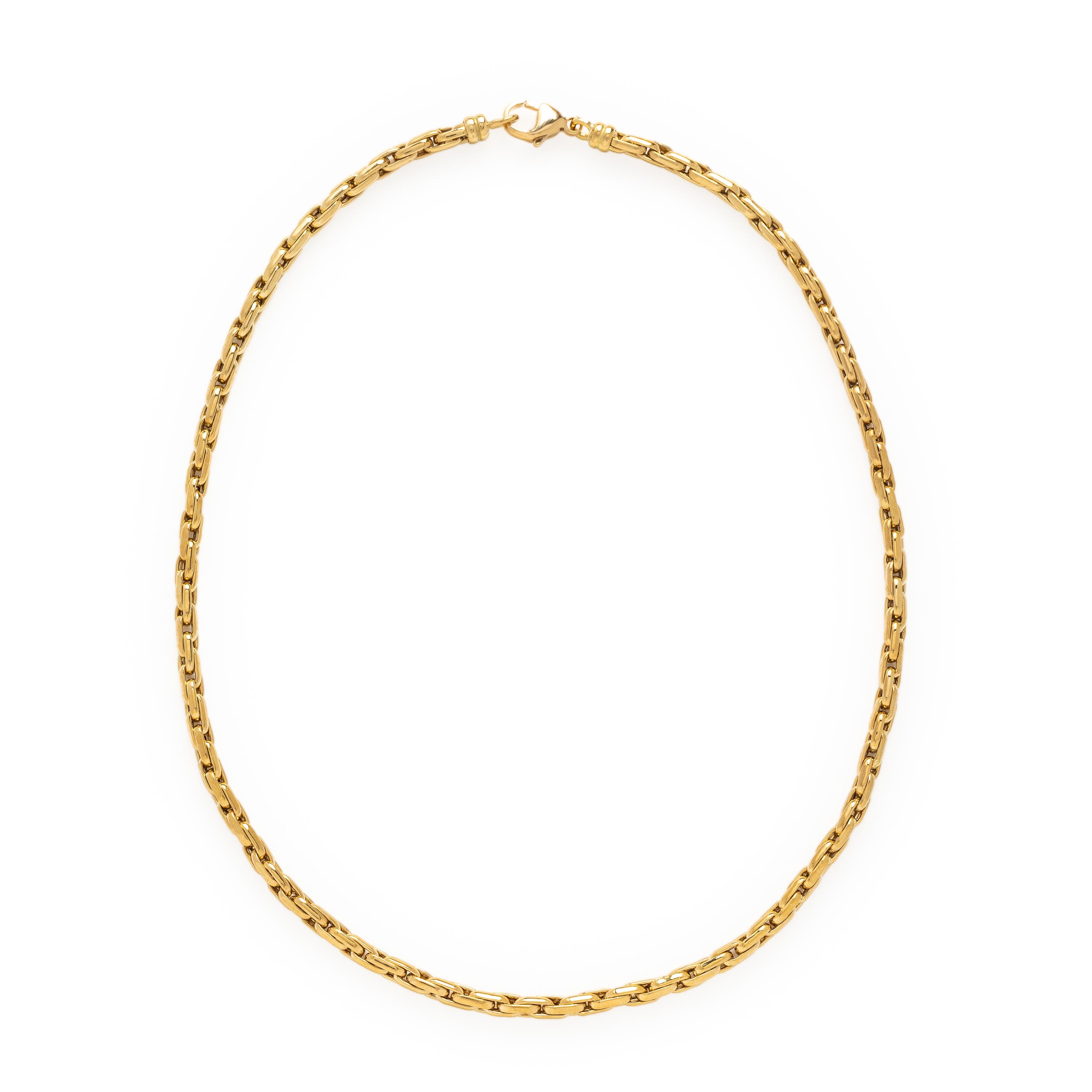 Yellow Gold Chain Necklace