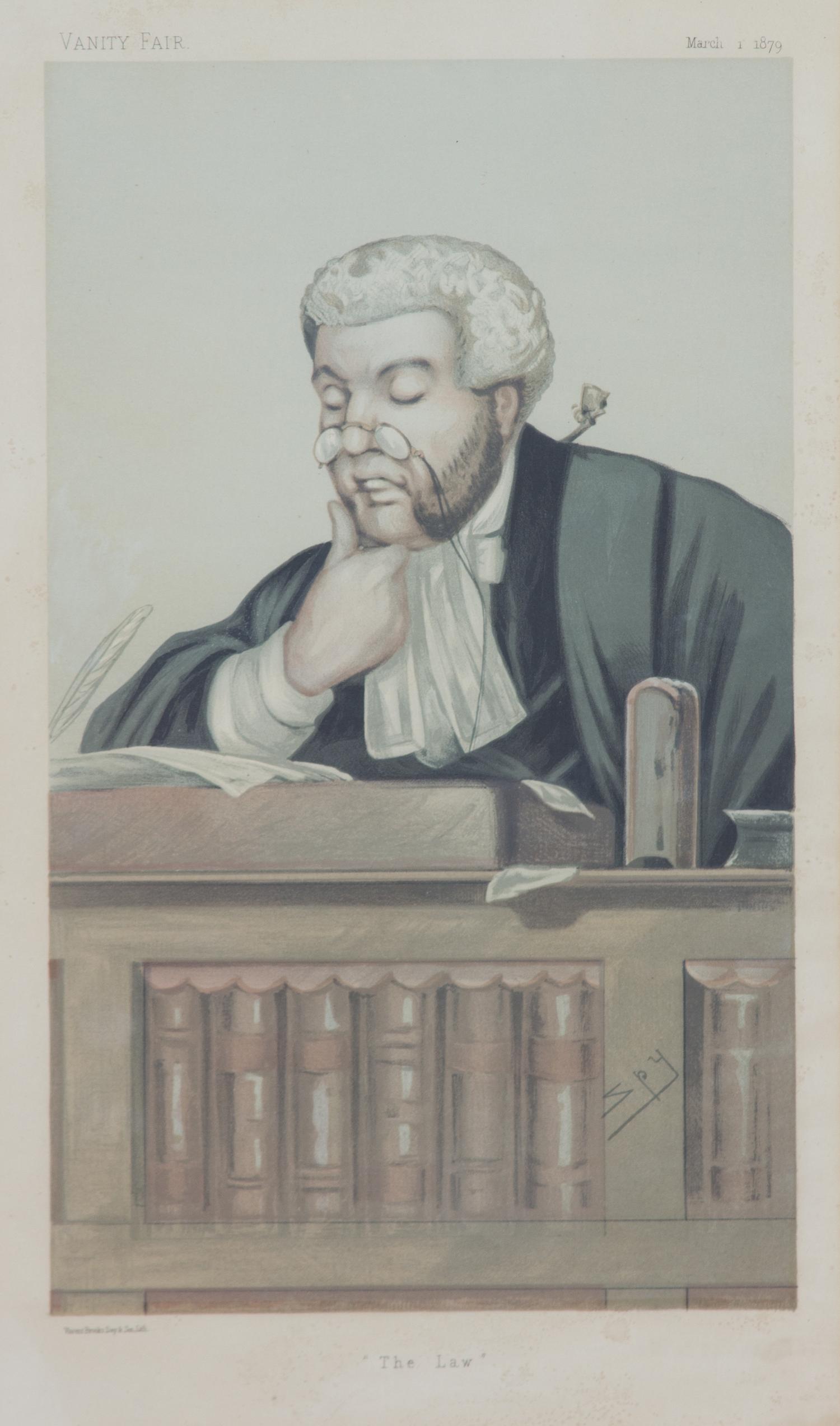 A Collection of Vanity Fair Judge and Gentleman Prints Largest framed 21 x 26 inches. — 20TH CENTURY