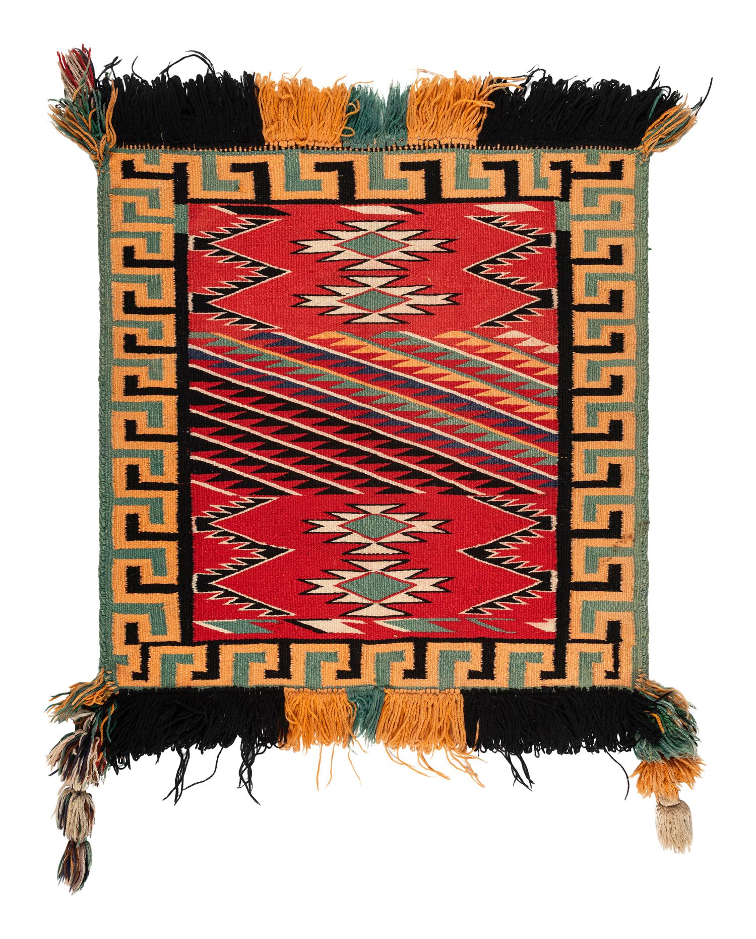 Navajo Germantown Sunday Saddle Blanket
