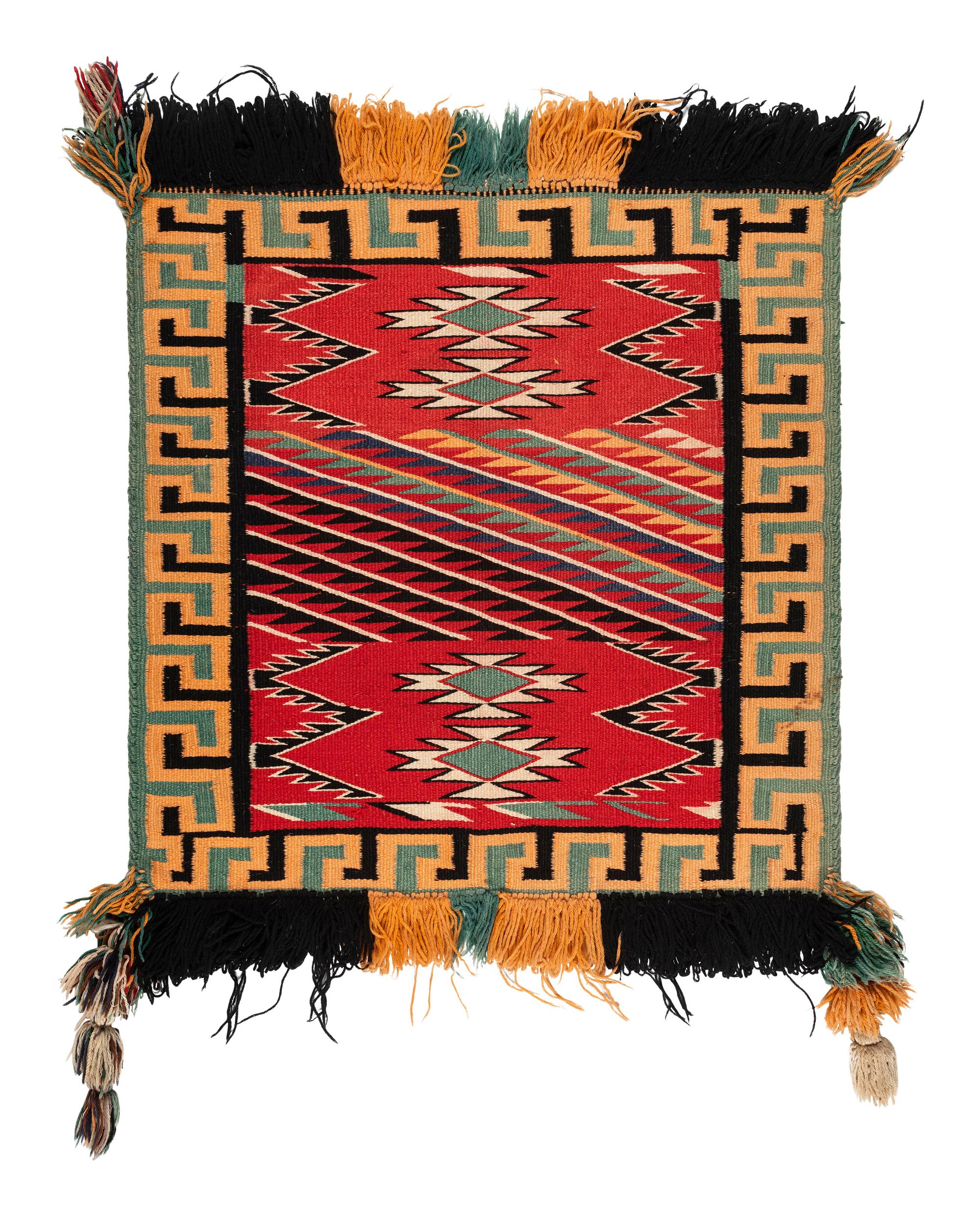 Navajo Germantown Sunday Saddle Blanket