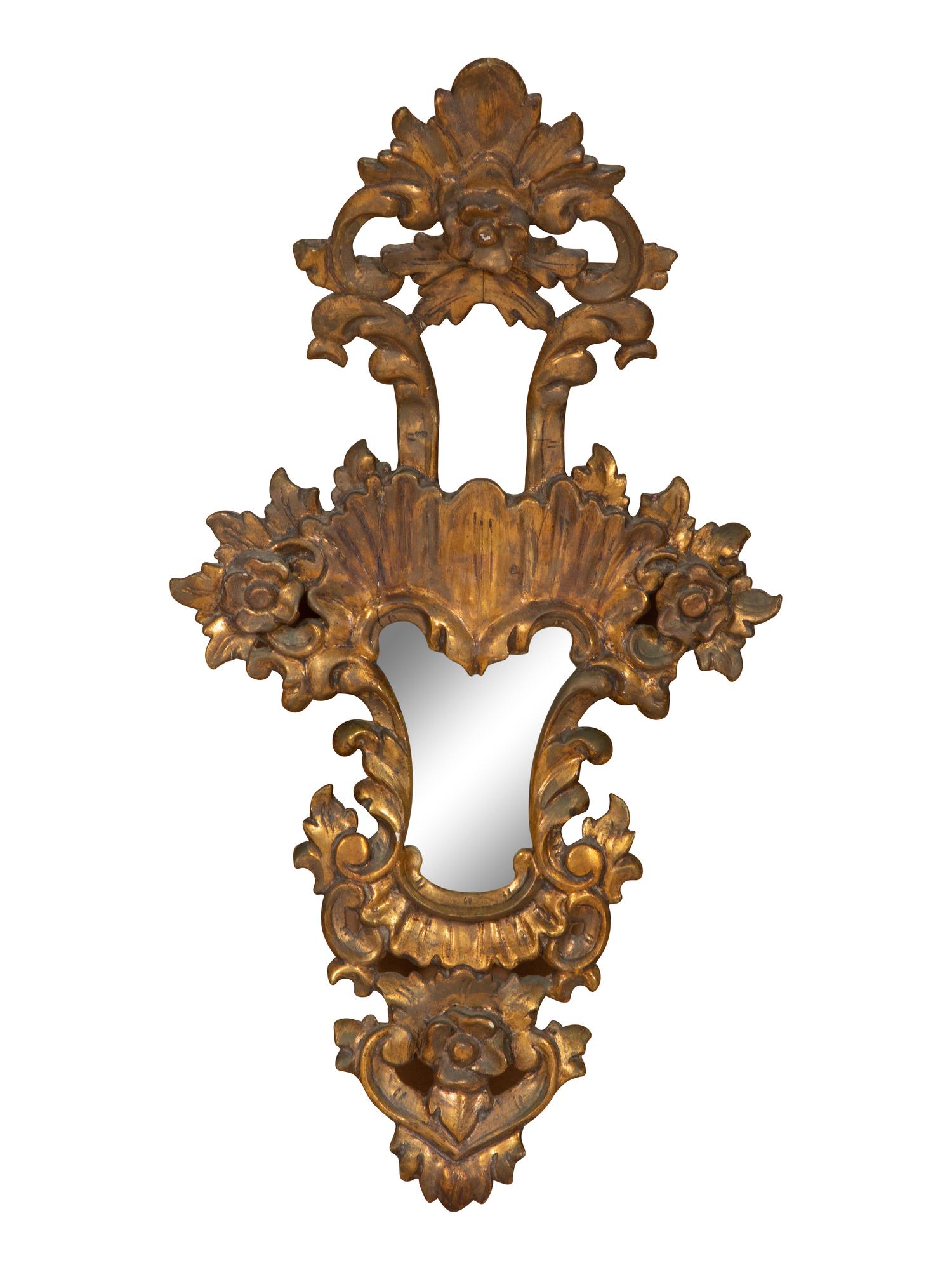 Two Venetian Giltwood Mirrors
