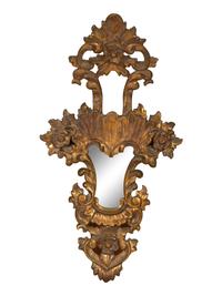 Two Venetian Giltwood Mirrors