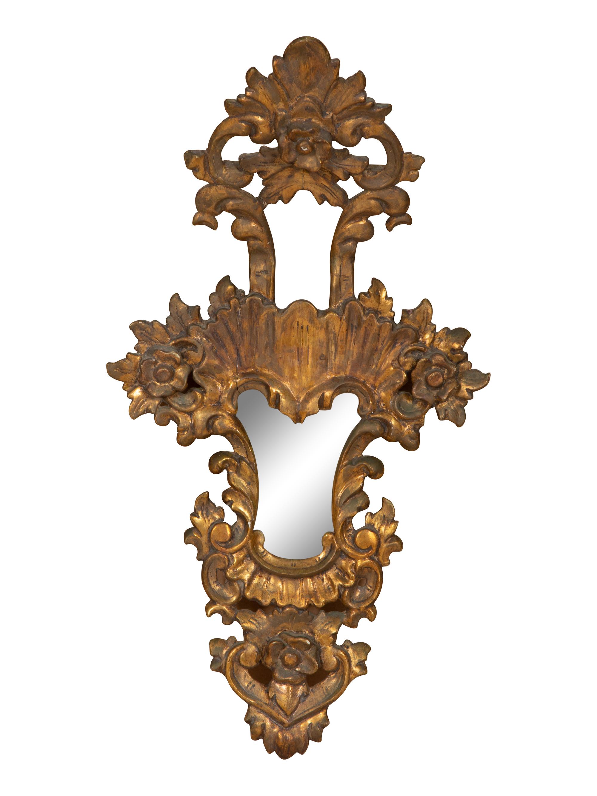 Two Venetian Giltwood Mirrors