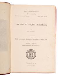 [HARVEY, Fred, his copies]. VOTH, Heinrich Richert (1855-1931). A group of four ethnographic works, comprising: