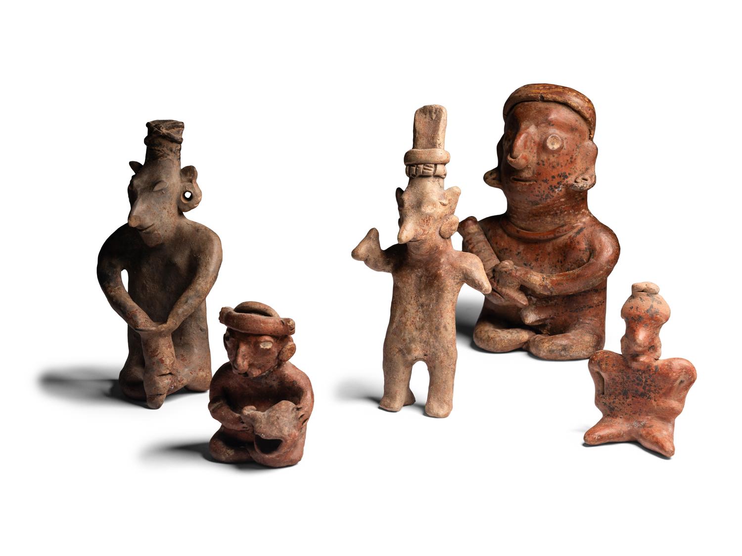 Eight Jalisco Terracotta Figures