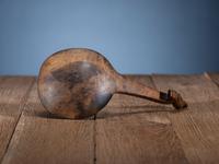 Eastern Woodlands Maple Ladle, with Swan Effigy