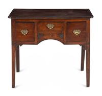 A George III Oak Dressing Table