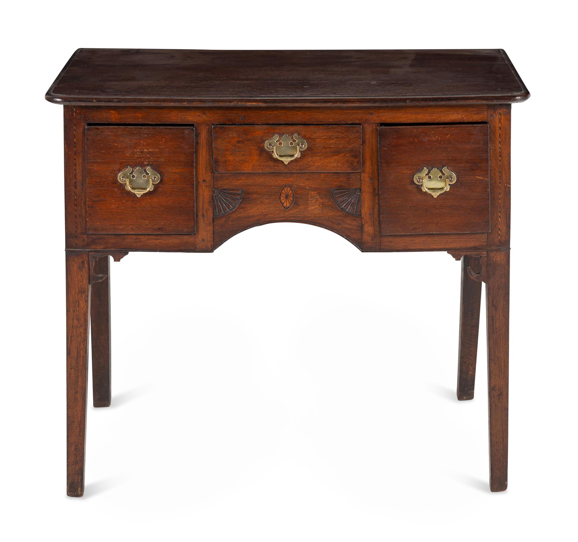 A George III Oak Dressing Table