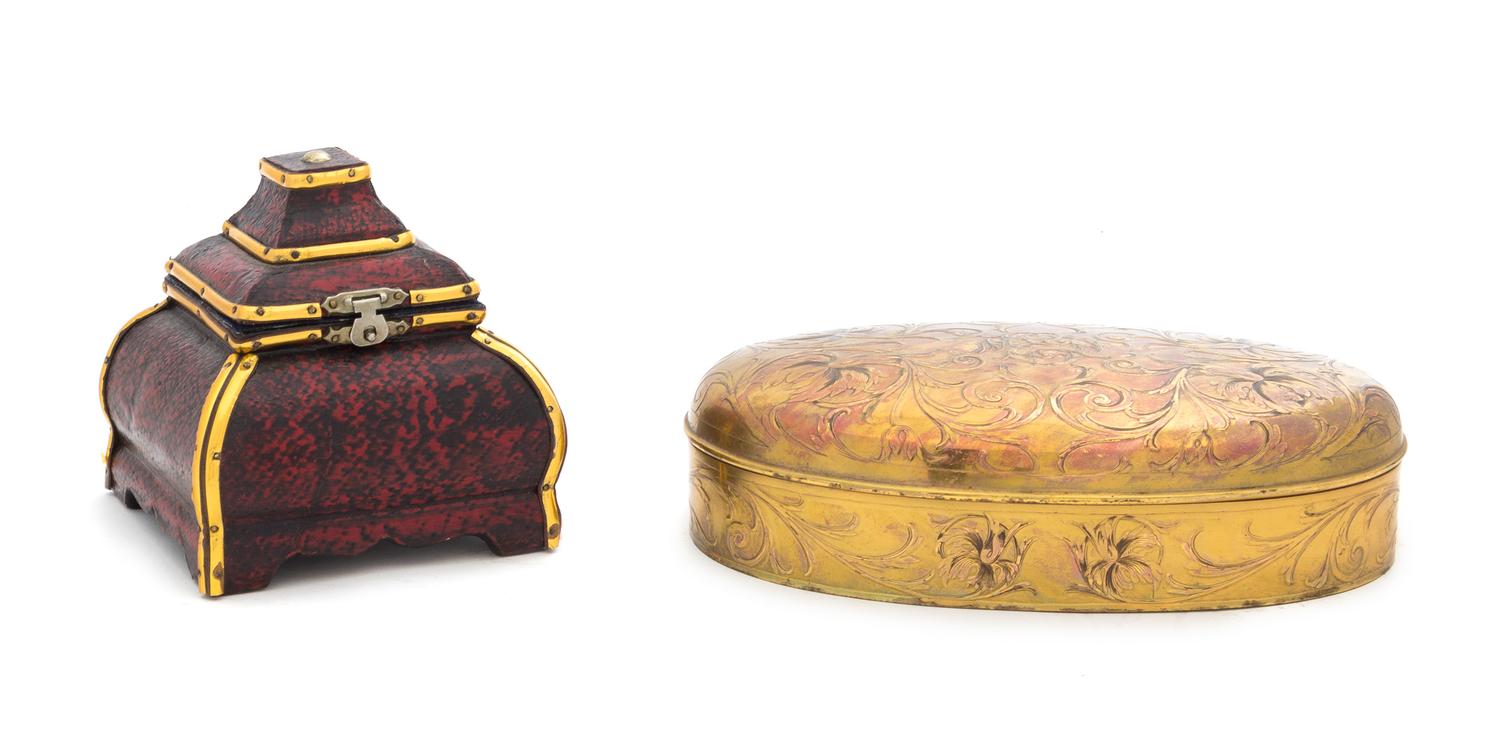 An American Silver-Gilt Jewelry Casket Width 8 1/2 inches. — Mauser Mfg. Co., New York, NY