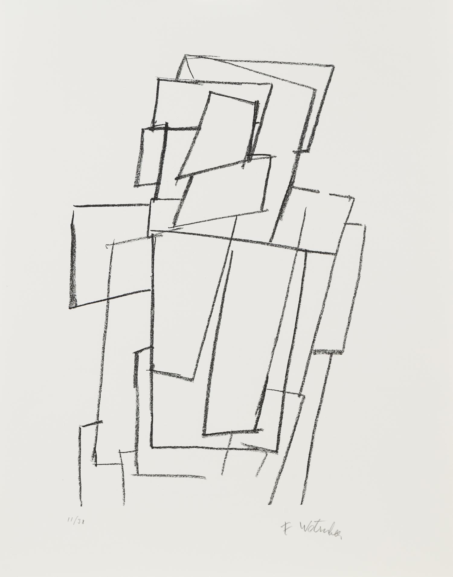 Fritz Wotruba, (Austrian, 1907-1975), Variations on Wagner's Ring, 1967 (suite of fourteen works)