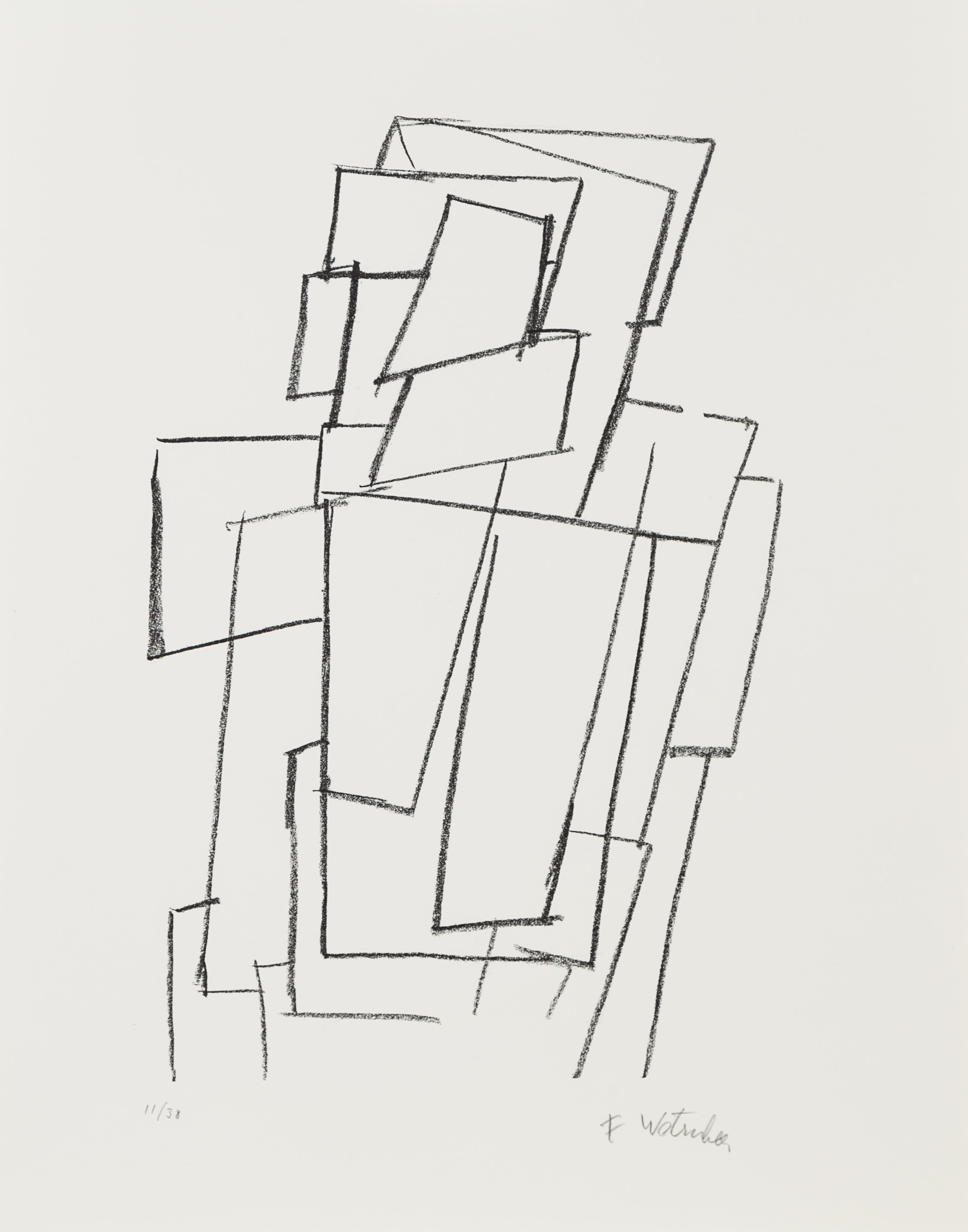 Fritz Wotruba, (Austrian, 1907-1975), Variations on Wagner's Ring, 1967 (suite of fourteen works)