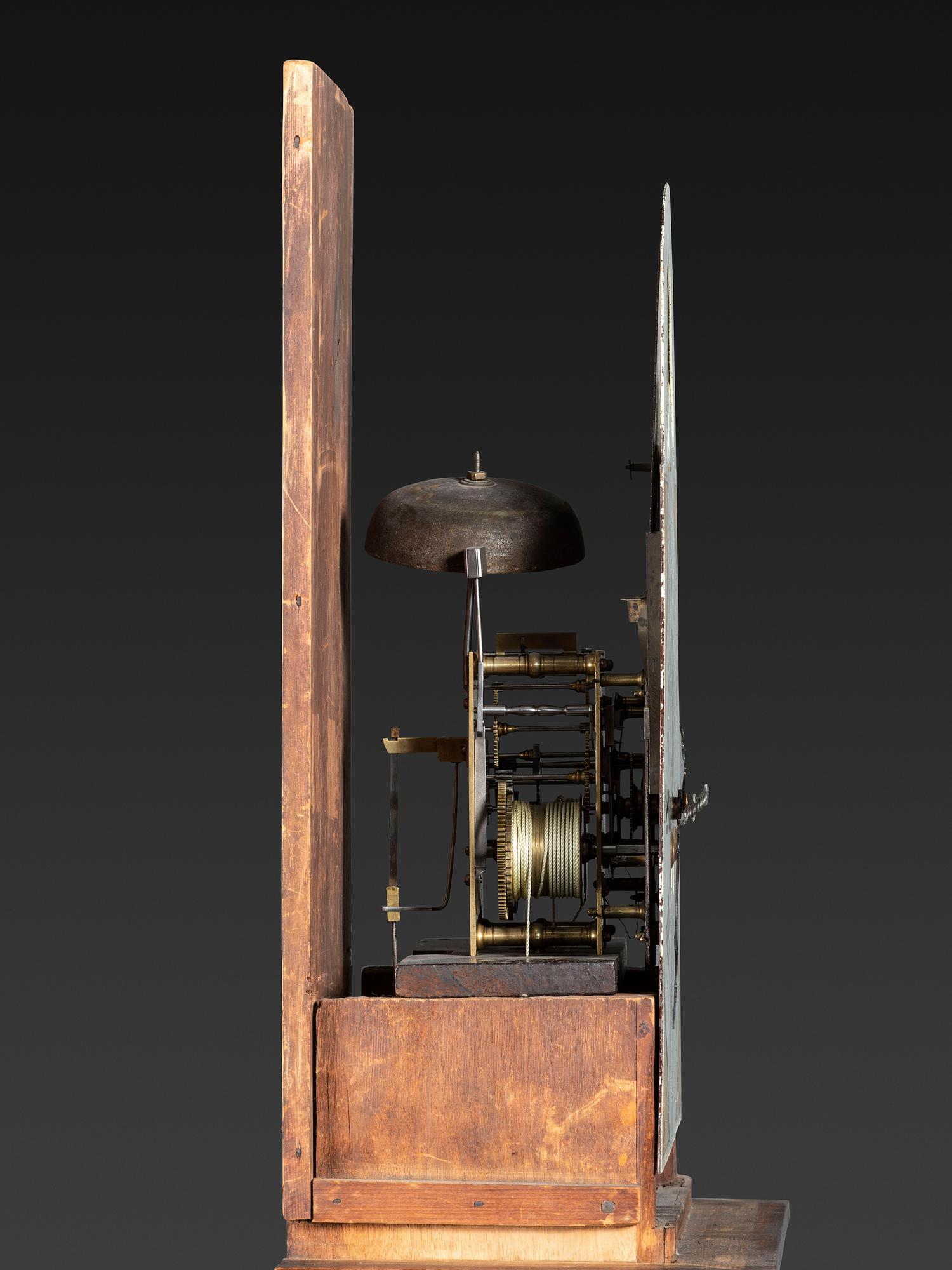 A Federal Inlaid Mahogany Tall Case Clock