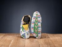 Sioux Fully Beaded Buffalo Hide Moccasins
