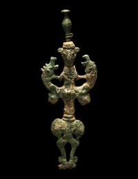 A Luristan Bronze Master of the Animals Finial
