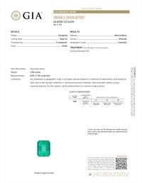 COLOMBIAN EMERALD AND DIAMOND RING
