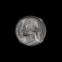 A United States 1942-D Jefferson 5c Coin — NGC GRADED MS66 5FS
