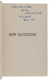 FROST, Robert (1874-1963). A group of 5 signed trade editions, comprising: