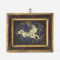 Richard Blow (American, 1984-1993) Capricorn Pietra Dura Plaque, Montici, USA/Italy, circa 1960