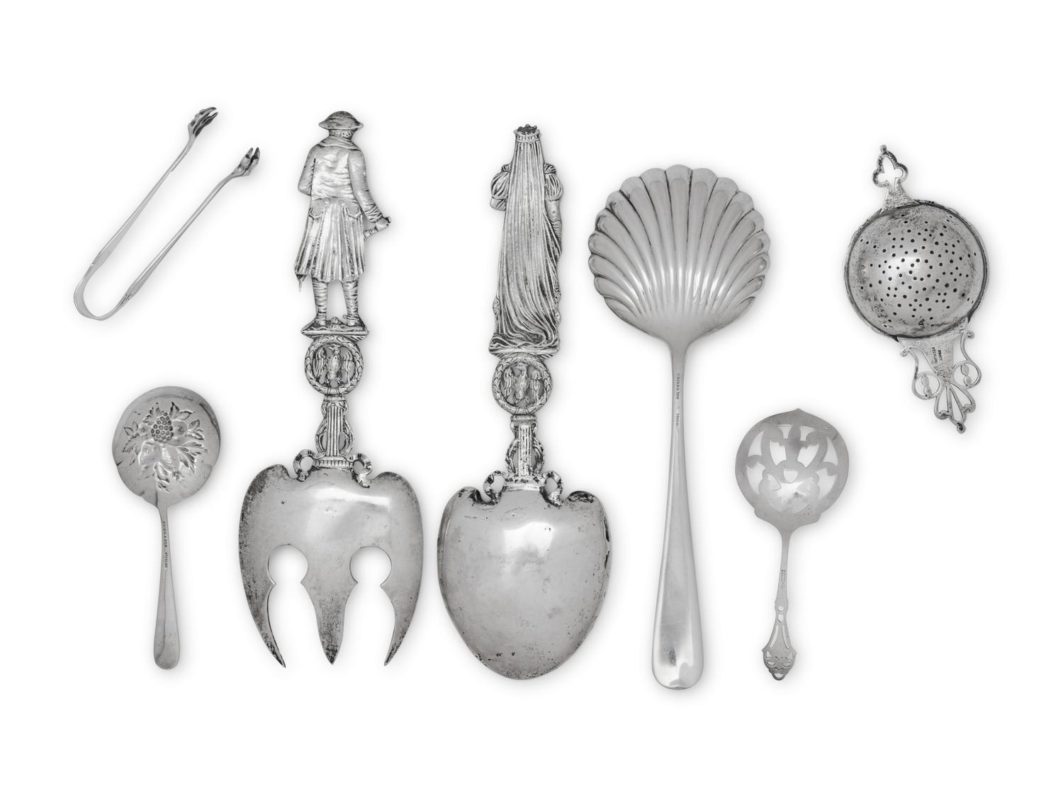 A Collection of Silver Flatware Articles