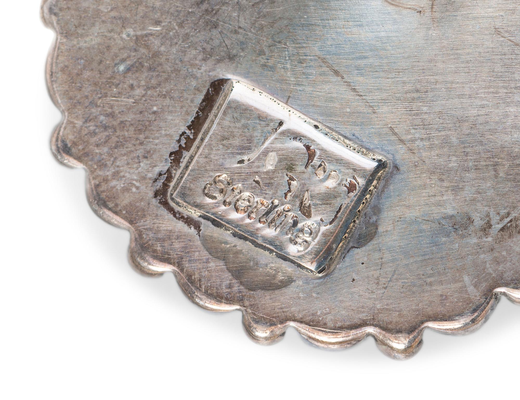 Zuni or Navajo Silver and Petit Point Cluster Turquoise Jewelry