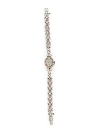 HAMILTON, DIAMOND AND WHITE GOLD WATCH