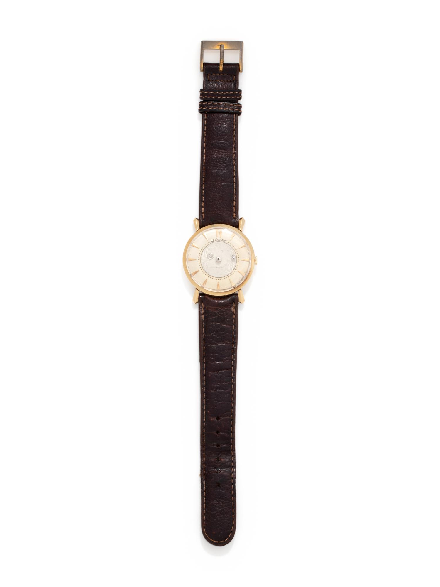 LeCOULTRE, 14K YELLOW GOLD REF. 182 'GALAXY MYSTERY' WRISTWATCH