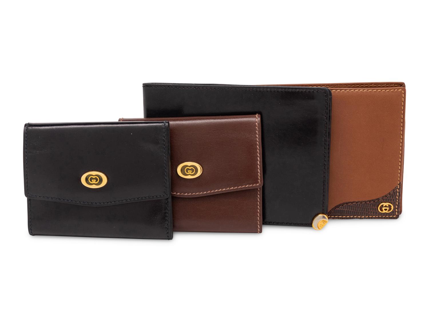 Gucci, Four Leather Accessories
