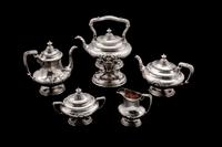 An American Silver Five-Piece Tea and Coffee Service