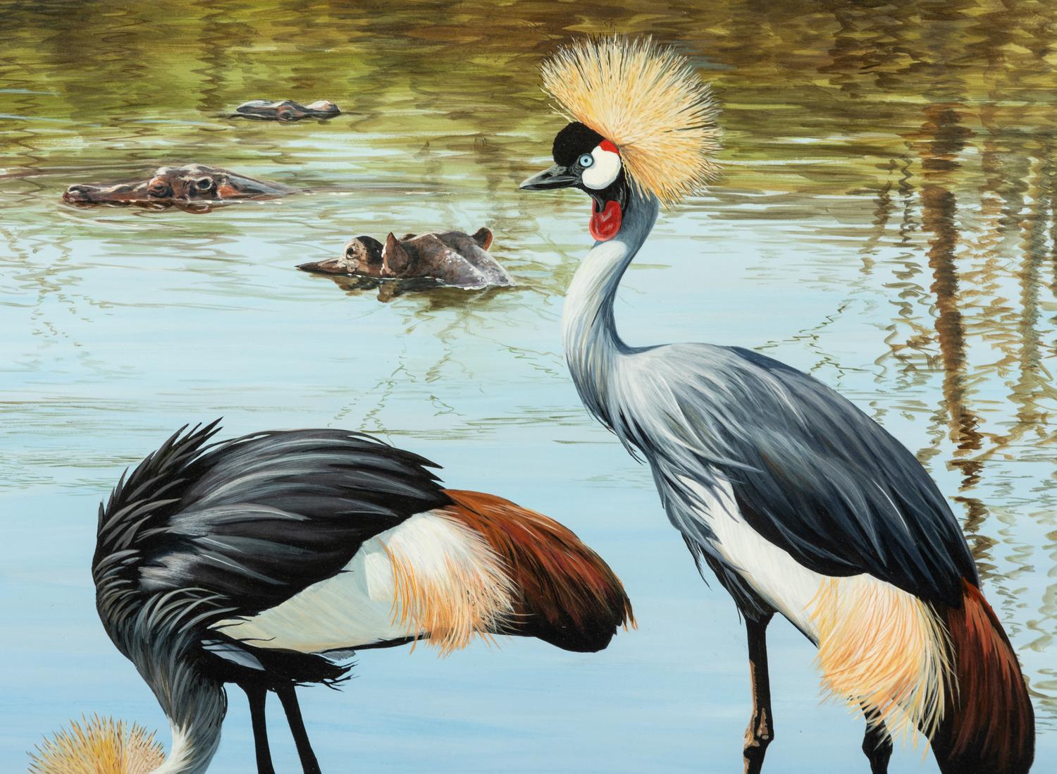 Pair of Cranes , 2005