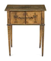 An Italian Painted End Table