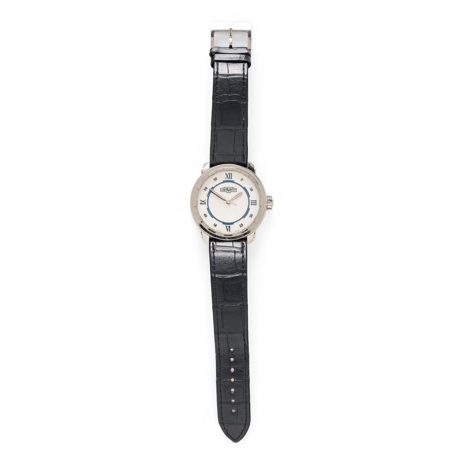 DEWITT, 'TWENTY-8-EIGHT' 18K WHITE GOLD WATCH