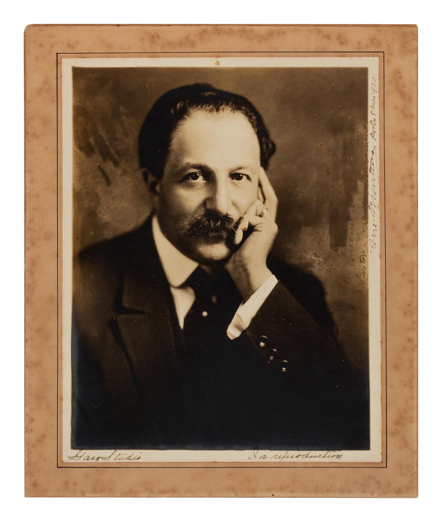 [20TH-CENTURY OPERA SINGERS]. A group of 5 signed photographs, photographic postcards, or photographic prints of opera singers from the 1920s, comprising images of: