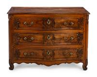 A French Provincial Walnut Commode