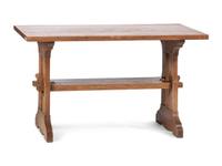 An Arts and Crafts Quarter-Sawn Oak Tavern Table