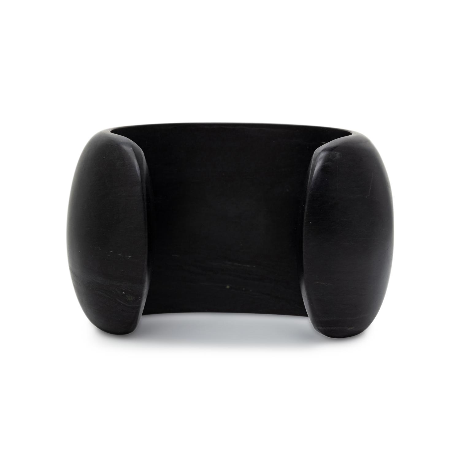 BLACK ONYX AND MULTIGEM MALTESE CROSS CUFF BRACELET