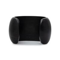 BLACK ONYX AND MULTIGEM MALTESE CROSS CUFF BRACELET