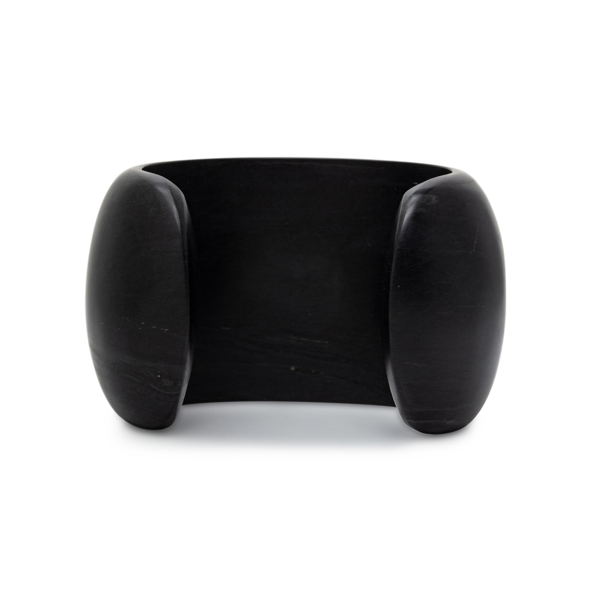 BLACK ONYX AND MULTIGEM MALTESE CROSS CUFF BRACELET