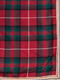 A Pair of Tartan Drapery Panels by Jonas New York