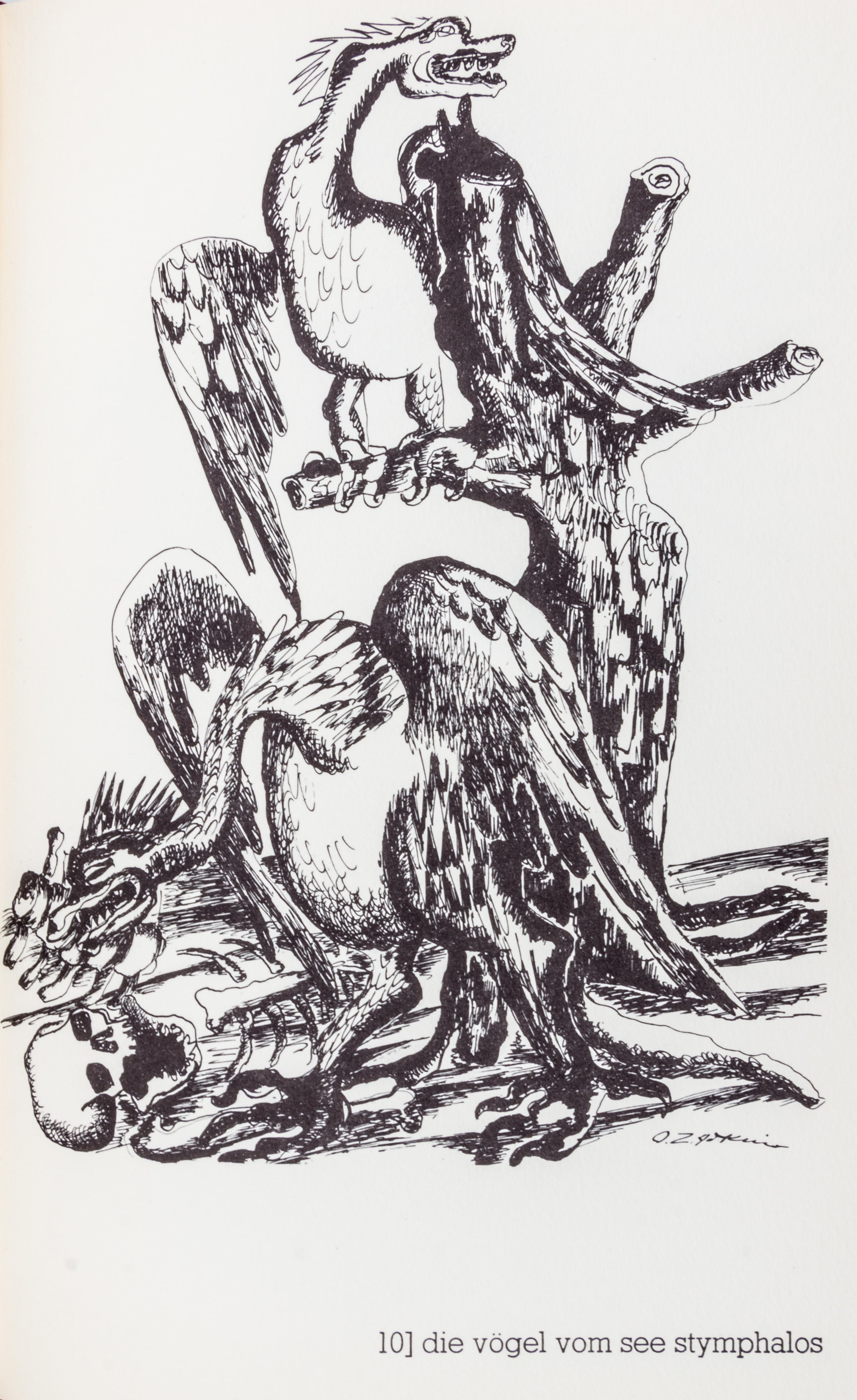 (ZADKINE, OSSIP) Le travaux d'Herecule. The Labours of Heracles. etc. Paris, ca. 1960. Limited, signed.