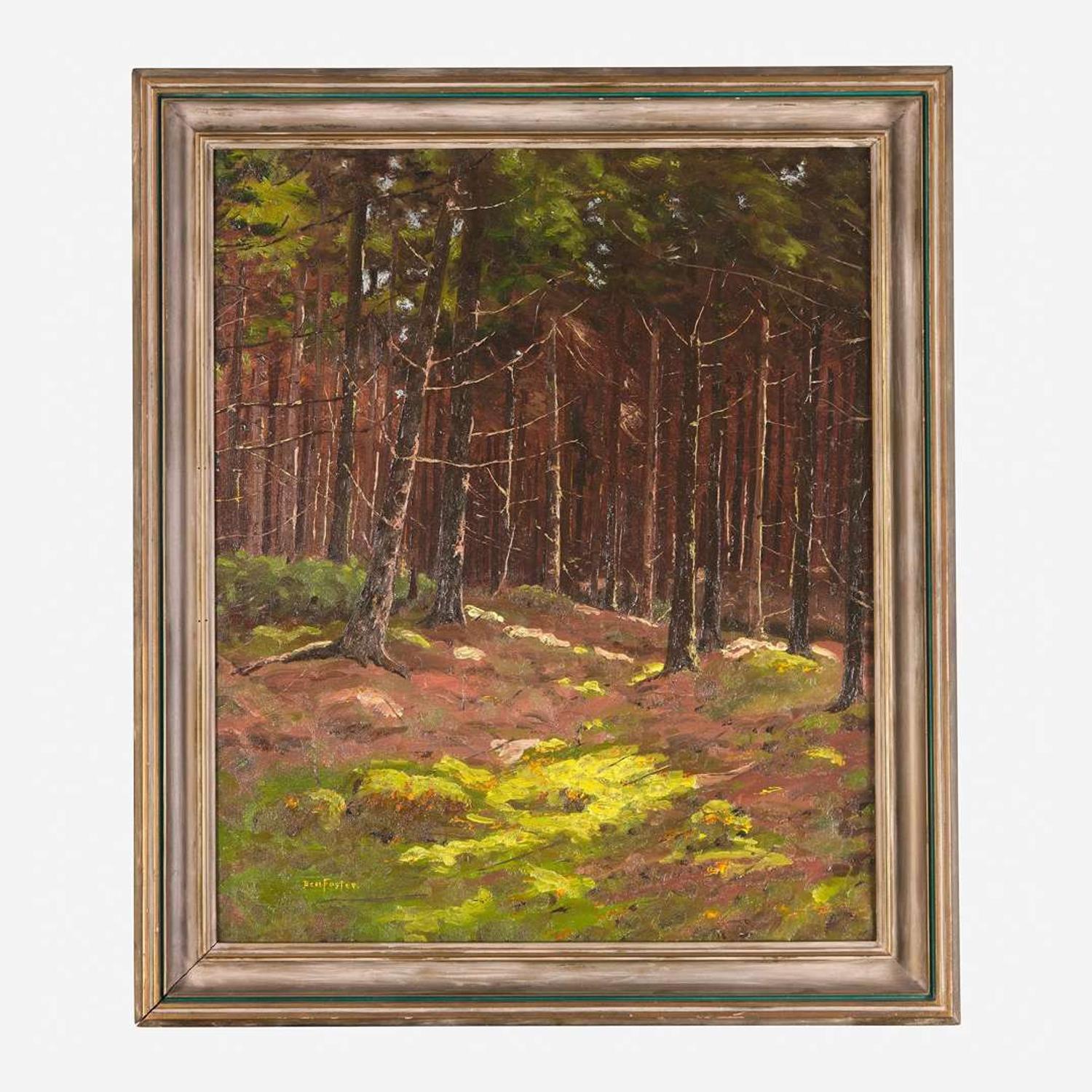 Ben Foster (American, 1852-1926) Forest Path
