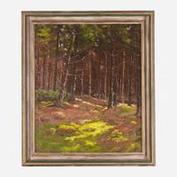 Ben Foster (American, 1852-1926) Forest Path