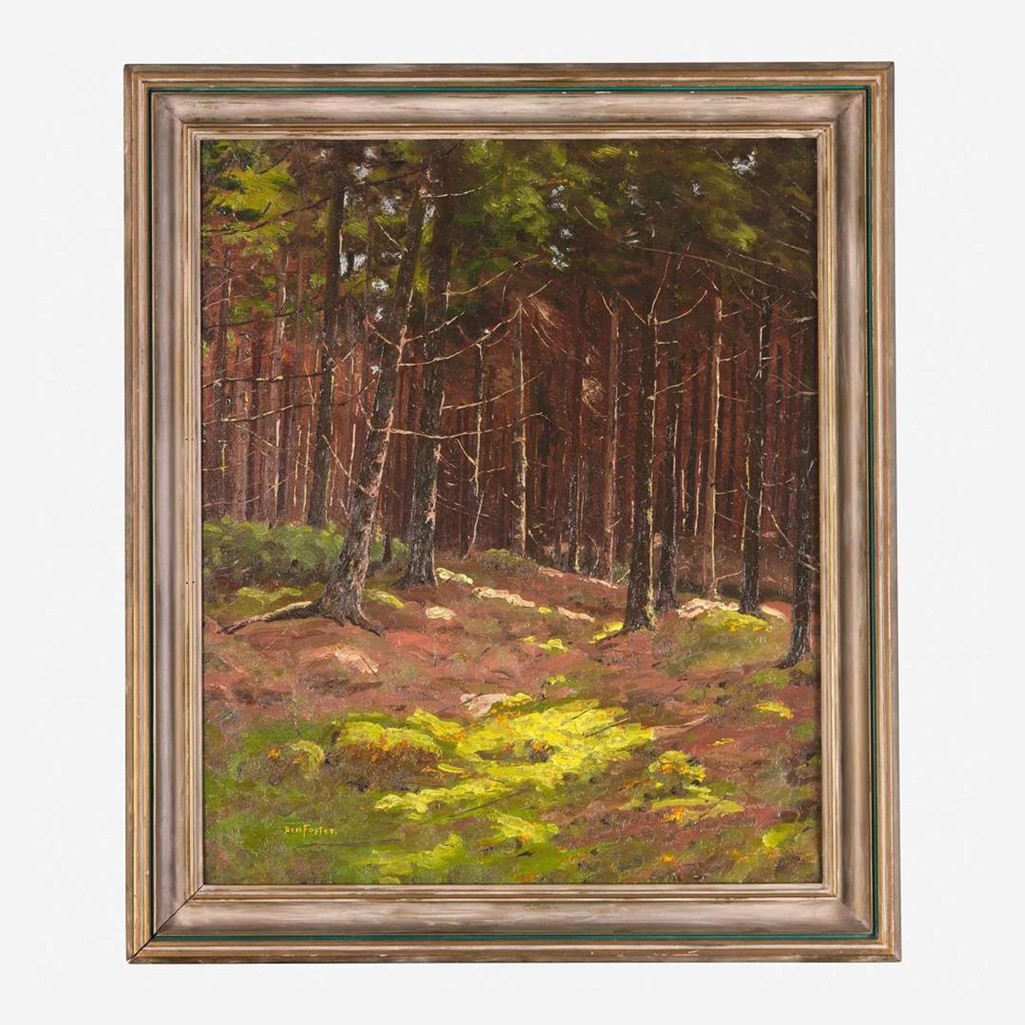 Ben Foster (American, 1852-1926) Forest Path