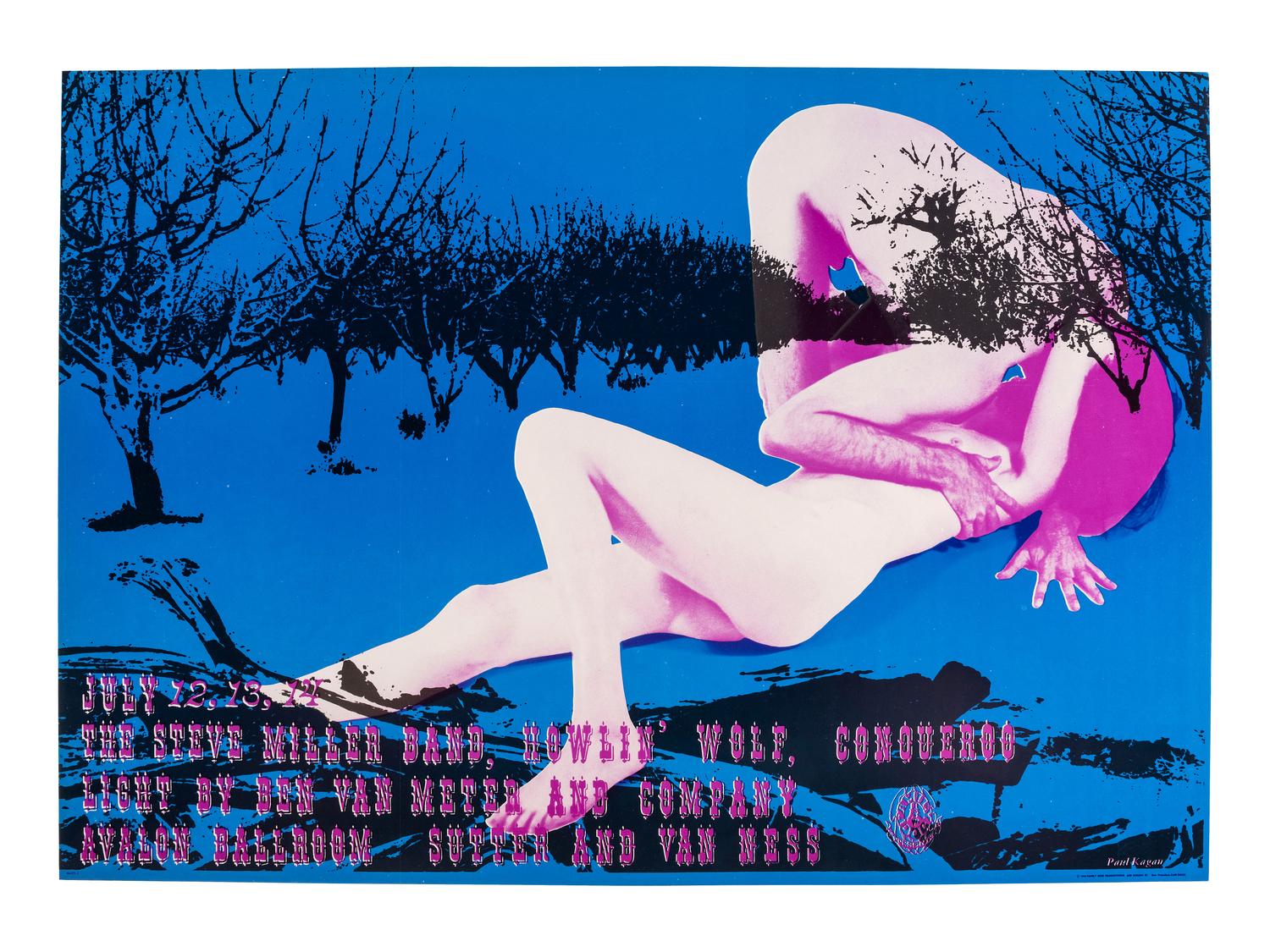 [MUSIC] -- [POSTERS]. DOTTIE, KAGAN, Paul, WAINWRIGHT, Jerry, and SAN ANDREAS FAULT, artists. A group of 7 Family Dog posters from 1968, comprising: