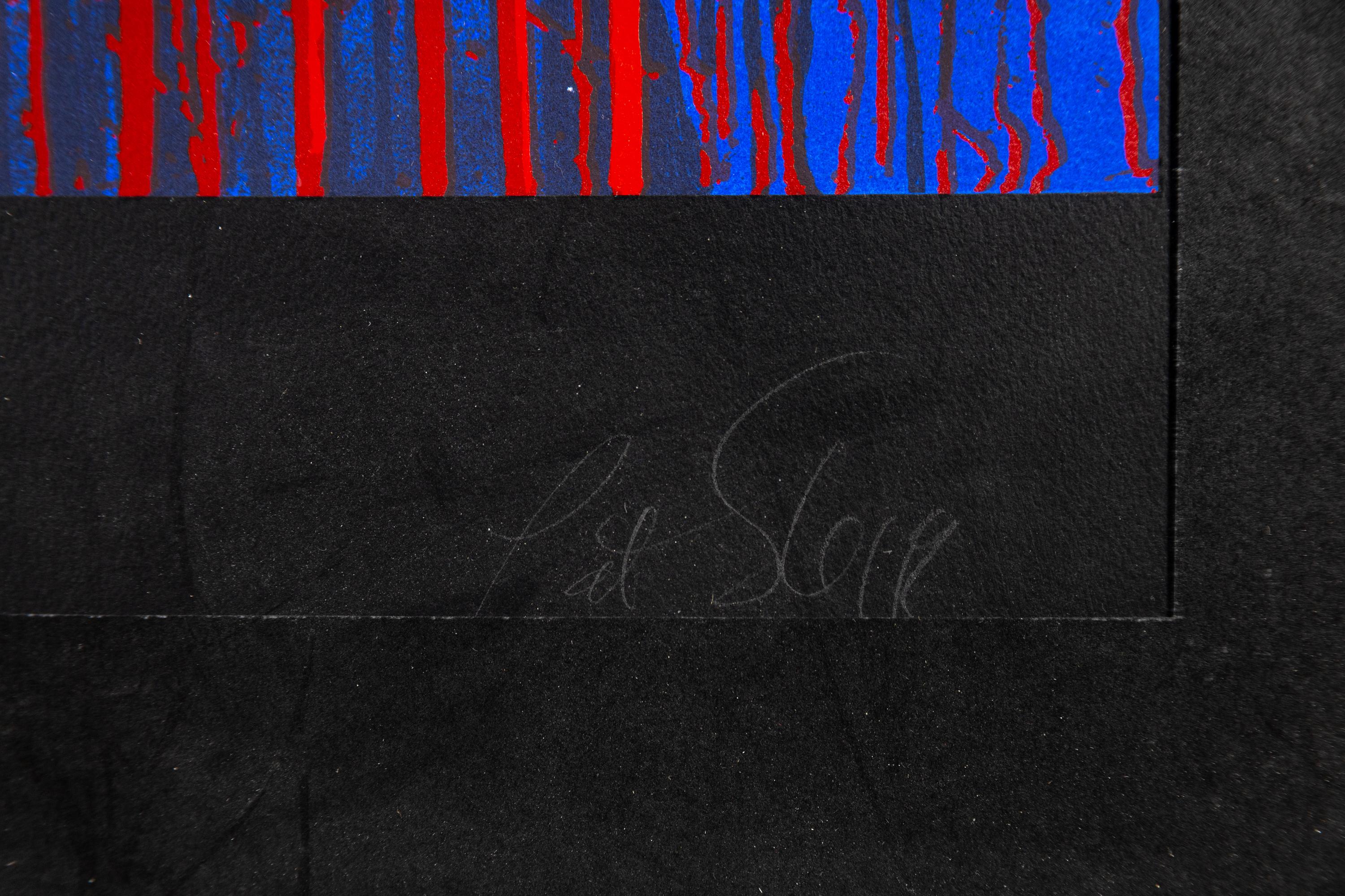 Red and Blue Berlin Waterfall , 1993