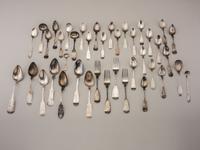 Forty Pieces of American Coin Silver Flatware