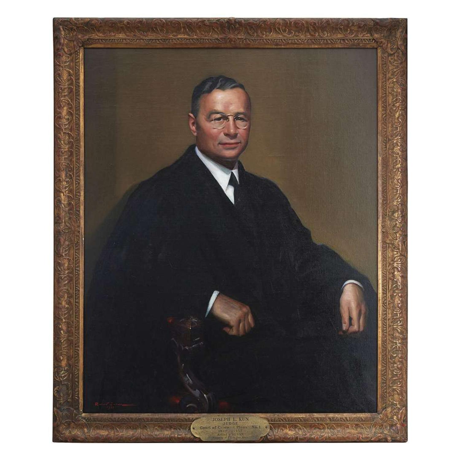 Robert Susan (1888-1957) Portrait of Joseph Lorenz Kun (1882-1961)